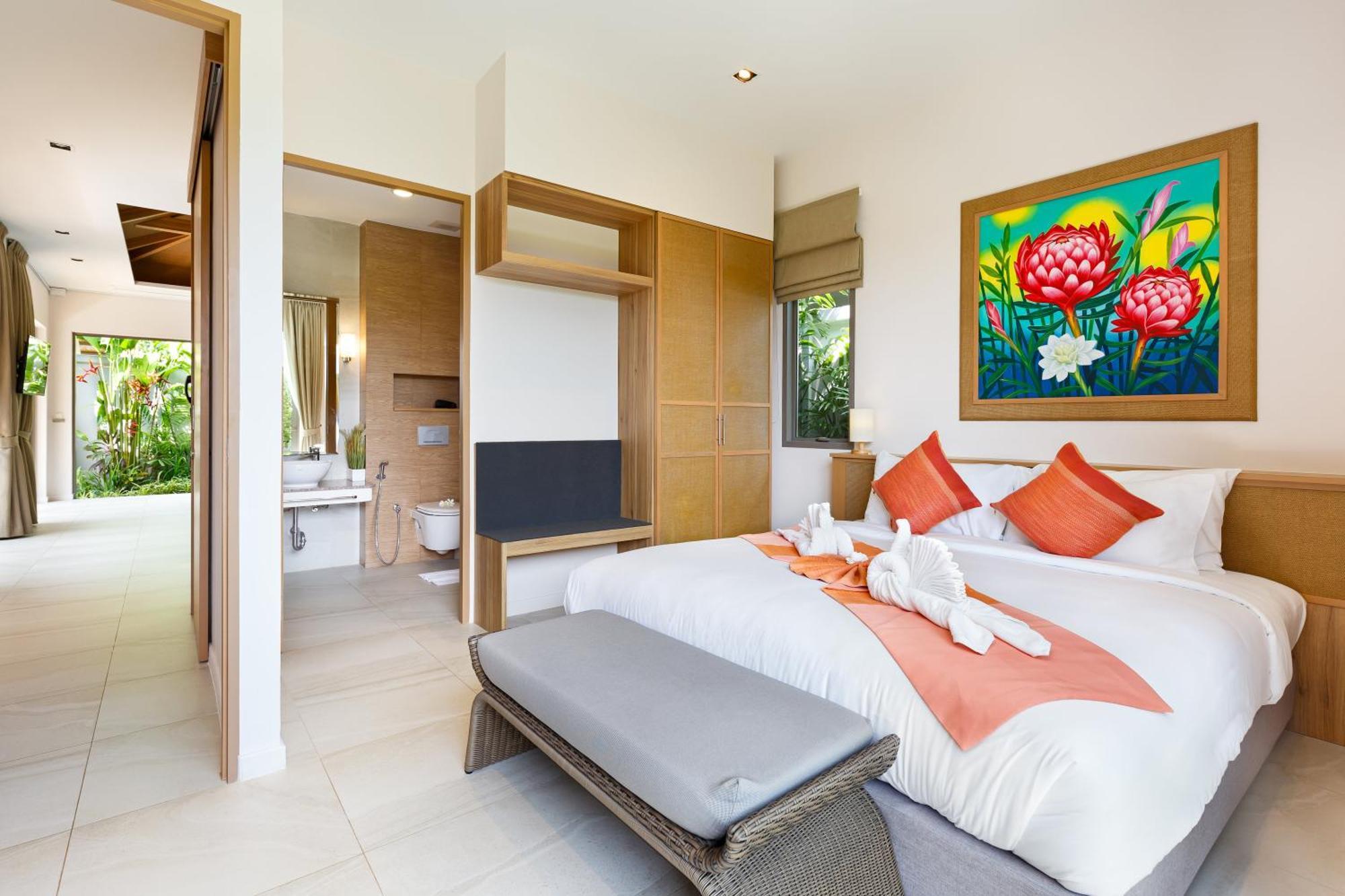 Boutique 2br Dalaa 4, Private Pool, Full Service, 5 Min Drive * หาดกมลา